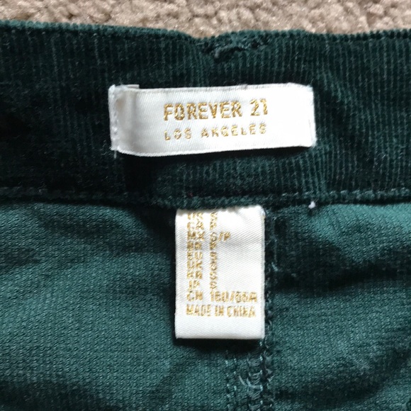 Green button up skirt - Picture 3 of 3